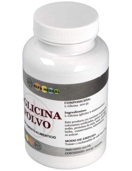 L-Glicina Polvo 200Gr. de Alfa Herbal