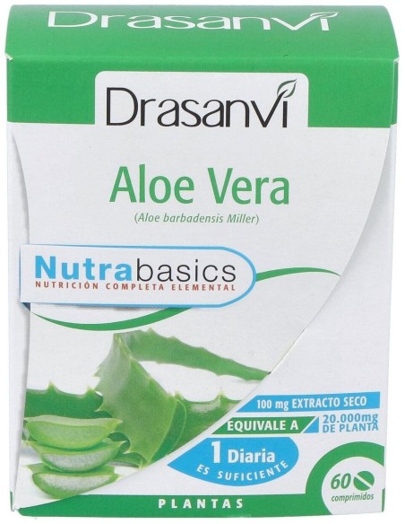 Aloe Vera 60 Comprimidos Nutrabasicos Drasanvi