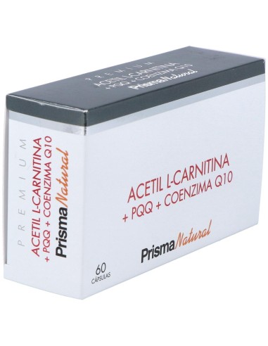 Acetil L-Carnitina+Pqq+Coenzima Q10 60 Cap   de Prisma Natural