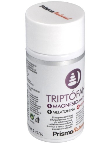 Triptofano+Mg+Melatonina+Vitaminas 60 Comprimidos de Prisma