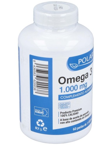 Omega 3 1000Mg. 60Perlas de Polaris