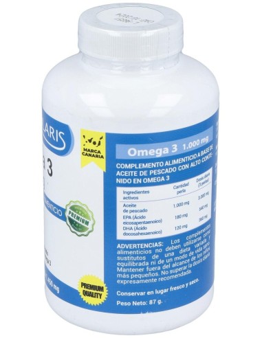 Omega 3 1000Mg. 60Perlas de Polaris