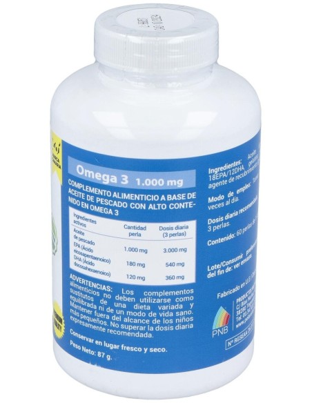 Omega 3 1000Mg. 60Perlas de Polaris