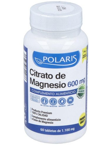 Magnesio Citrato 600Mg. 60Comp. de Polaris