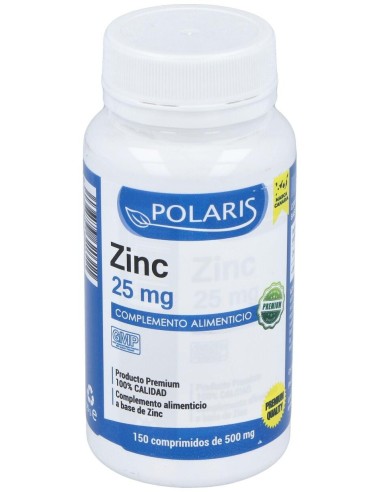 Zinc 25Mg. 150Comp. de Polaris