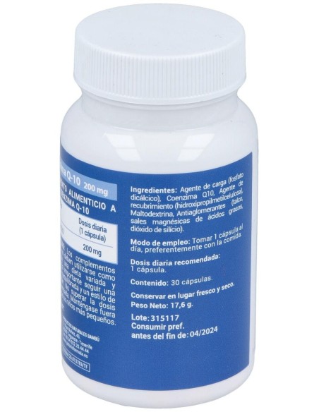 Coenzima Q10 200Mg. 30Cap. de Polaris