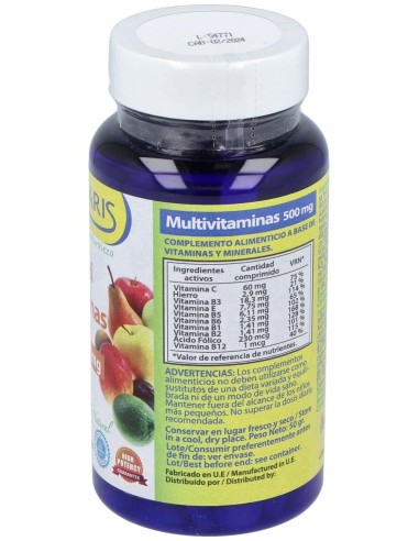 Multivitaminas 500Miligramos 100 Comprimidos Polaris