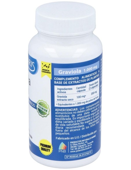 Graviola 1000Mg. 90Cap. de Polaris