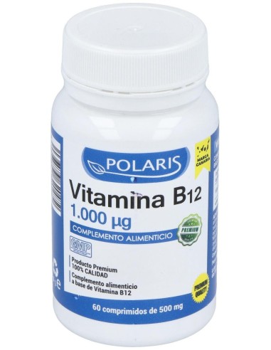 Vitamina B12 1000Mcg. 60Comp. de Polaris