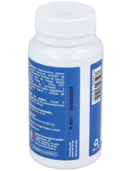 Ginkgo Biloba 2000Mg. 100Comp. de Polaris