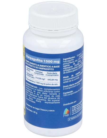 Harpagofito 1500Mg. 100Comp. de Polaris