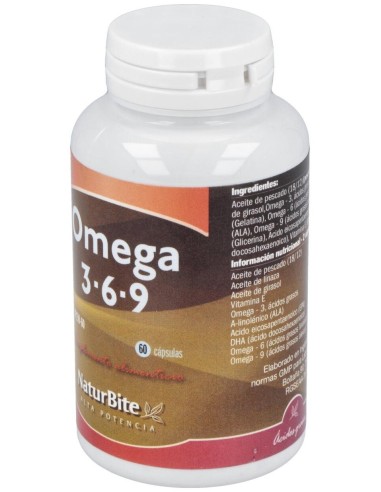 Omega 3-6-9 60Cap. de Naturbite