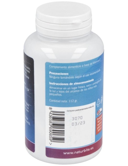 Vitamina C 1500Mg. Con Rosa Mosqueta Lib.S 90Comp. de Naturbite