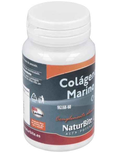 Colageno Marino 400mg, 60 Caps. de NaturBite