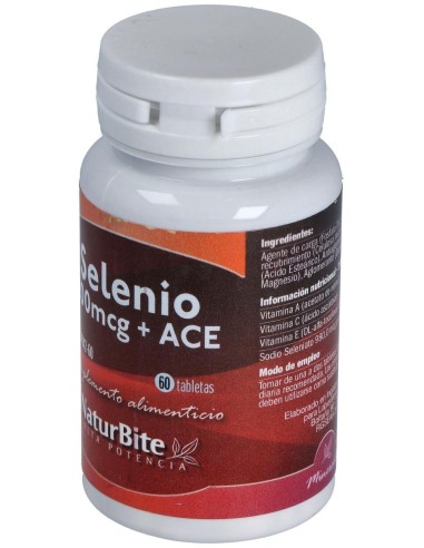 Selenio 200Mcg + Ace 60Comp. de Naturbite