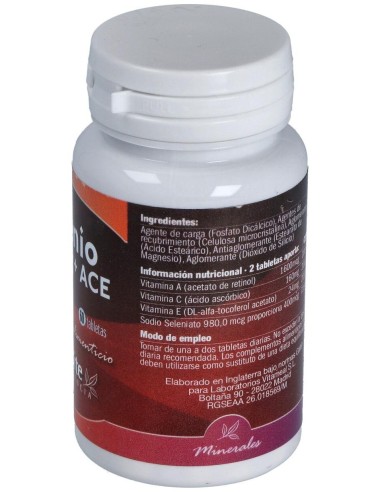 Selenio 200mcg+ACE, 60 Tabl. de NaturBite
