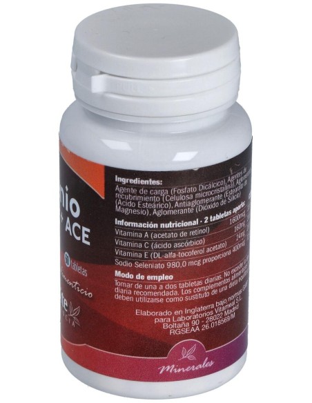Selenio 200Mcg + Ace 60Comp. de Naturbite