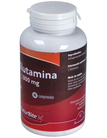 L-Glutamina 1000Mg. 60Comp. de Naturbite