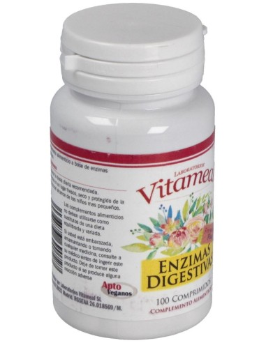 Enzimas Digestivas Plus 100Comp. de Vitameal