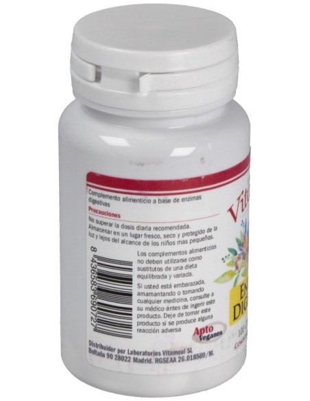 Enzimas Digestivas - DigeZyme, 100 Tabl. de Vitameal