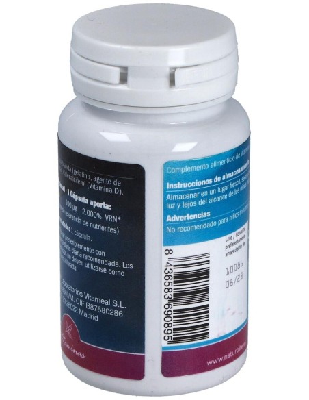 Vitamina D3 4.000 u.i. Caps. Gel de NaturBite