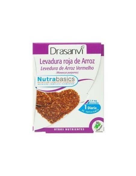 Levadura Roja De Arroz 2,9Mg Monacolina K 30Cap. de Drasanvi