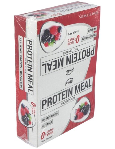 Protein Meal Barritas Frutas Del Bosque 12Uds. de Pwd