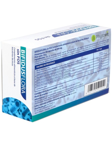 Bifidusflora Sin Fos 60Vcaps. de Phytovit