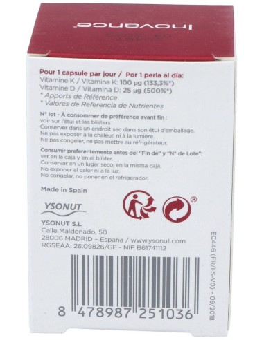 Vita K2+D3 60Perlas de Inovance