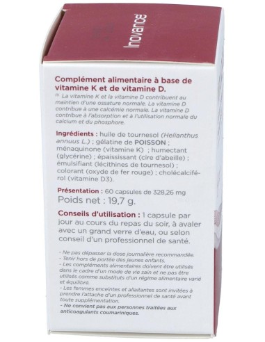 Vita K2+D3 60Perlas de Inovance