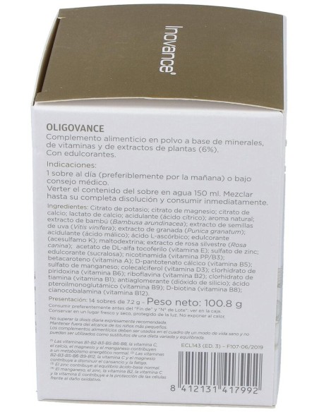 Oligovance Rf 14 Sobres de Inovance