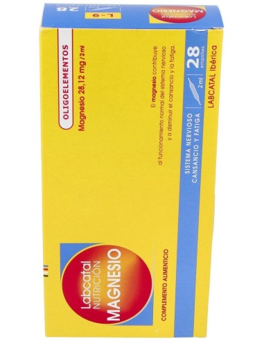 Magnesio 9 28X2Ml Ampollas Labcatal