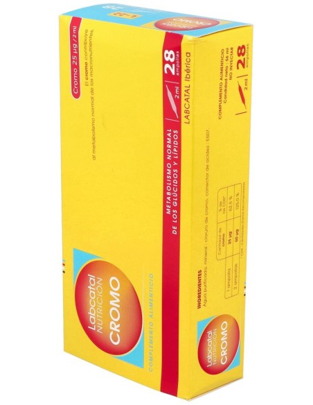Cromo 22 28X2Ml Ampollas Labcatal