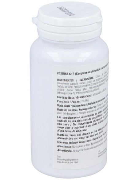 Vitamina K2-7 30Cap. de Codiet