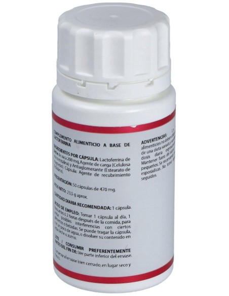 Holomega Lactoferrina 50Cap. de Equisalud