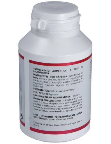 Holomega Lactoferrina 180 Cap de Equisalud
