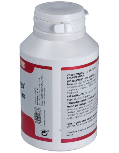 Holomega Lactoferrina 180 Cap de Equisalud