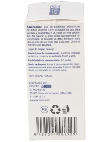 Q.Ore Premium Omega 3 60Perlas de Anroch