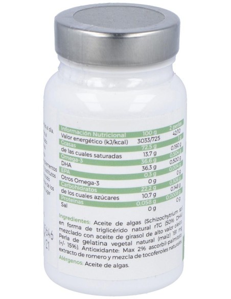 Natural Dha Vegan 90 Perlas de Puro Omega