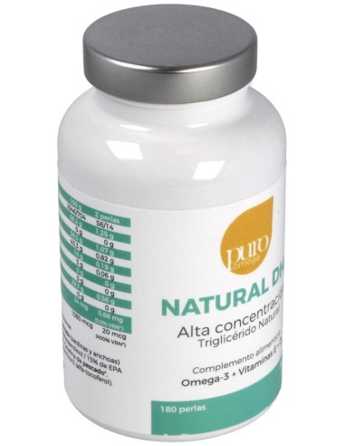 Natural Dha Alta Concentracion 180Perlas de Puro Omega