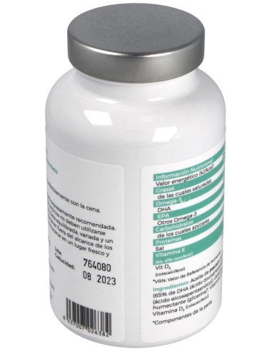 Natural DHA Alta Concentración 180 perlas de Puro Omega