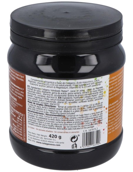 Colagenova Osteoforte Chocolate 420Gr. de Vaminter