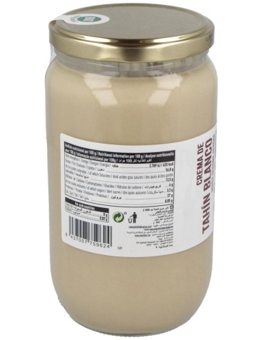 Tahin Blanco Crudo 800Gr. Bio de Naturgreen