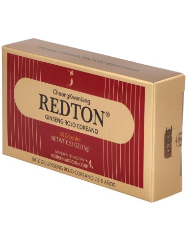 Redton Ginseng Rojo Coreano 50Cap de Abamed Farma