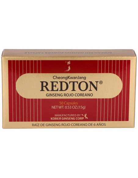 Redton Ginseng Rojo Coreano 50Cap de Abamed Farma