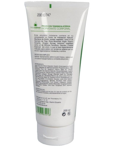 Hidratante Corporal Pieles Atopicas Dermisan 200Ml de Triconatura