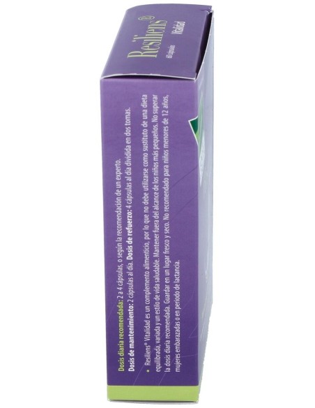 Resiliens Vitalidad 60Cap. de Cien Por Cien Natural