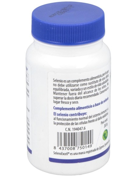 Selenio 90Cap. de Cien Por Cien Natural