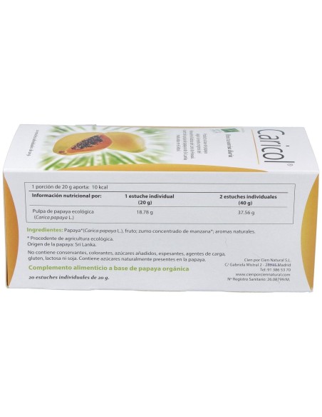 Caricol 20Sbrs. de Cien Por Cien Natural