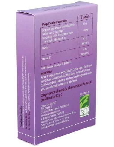 Maquiconfort 30Cap. de Cien Por Cien Natural